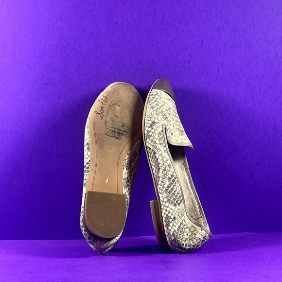 Sam Edelman Women's Snake Print ASTER Leather Loafers Flats Shoe Size 8.5 - Picture 8 of 9